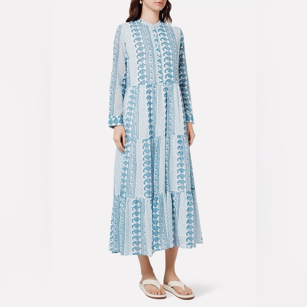 OLIPHANT Printed Cotton Maxi Dress